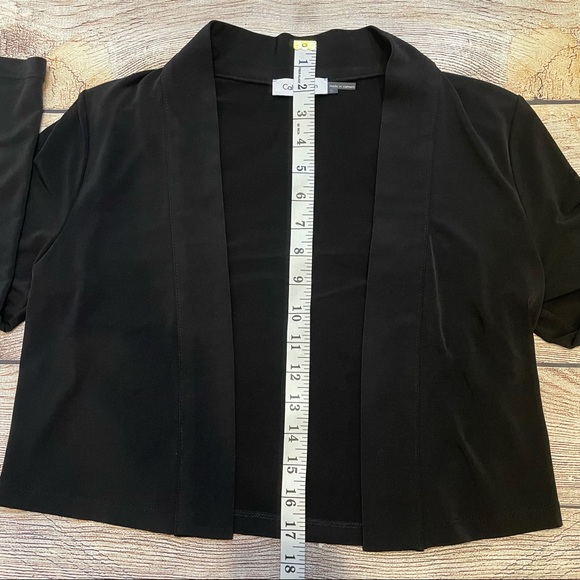 CALVIN KLEIN Cropped Black Cardigan - Picture 7 of 10